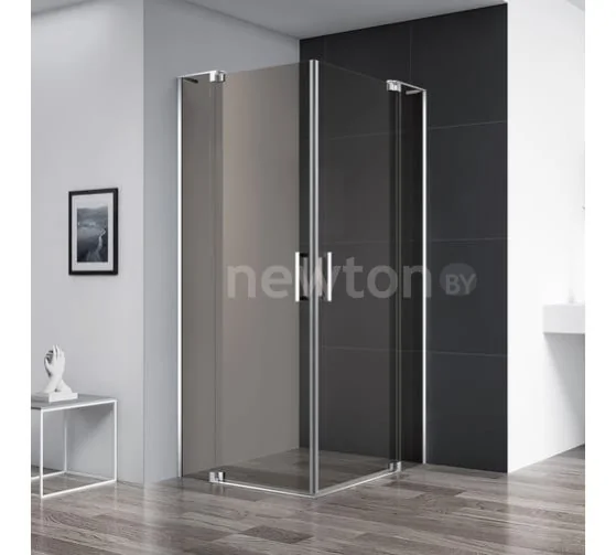 Душевой уголок Cezares SLIDER-AH-2-70/80-100/110-GRIGIO-BORO