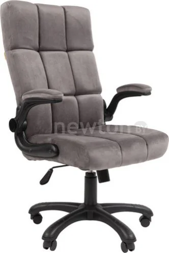 Офисное кресло CHAIRMAN Home 444 (велюр, Т-55 серый)