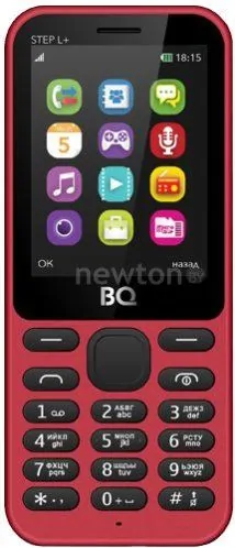 Телефон BQ-Mobile BQ-2431 Step L+ (красный)