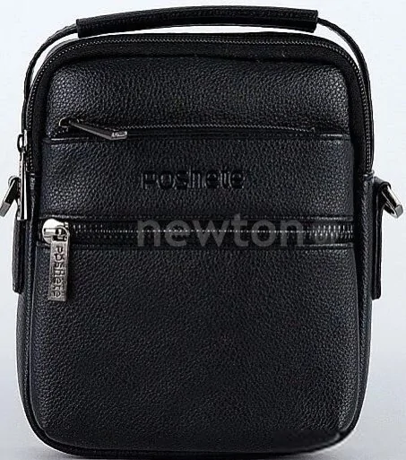 Мужская сумка Poshete 250-5188-1-BLK (черный)