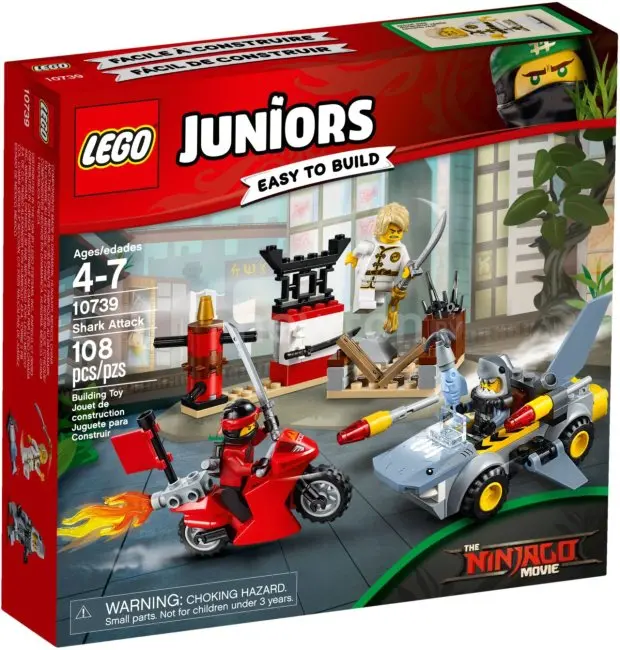 Конструктор LEGO Juniors 10739 Ниндзяго: Нападение акулы