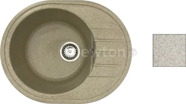Кухонная мойка БелЭворс New Lux L (темно-бежевый, без сифона)