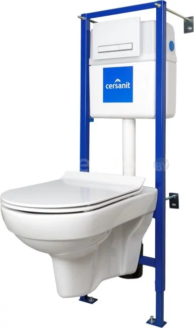 Унитаз Cersanit City Clean On SET-CITYC/LPRO/S-DL/IN-WG