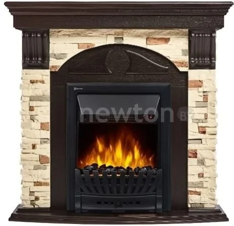 Портал Firelight Torre Classic (камень сланец натуральный/шпон венге)
