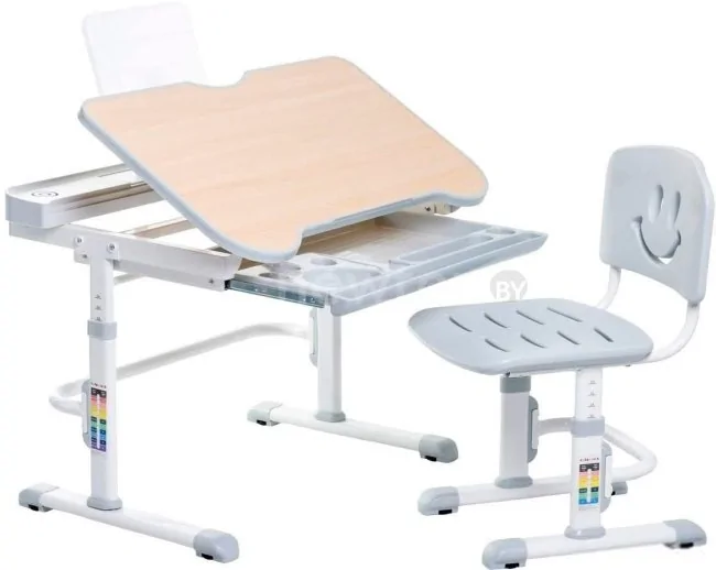 Парта Fun Desk Bellissima (серый)