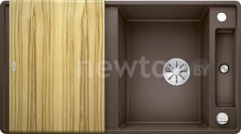 Кухонная мойка Blanco Axia III 5 S-F 523230 (кофе, деревянная доска)