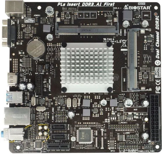 Материнская плата BIOSTAR J3060NH Ver. 6.x