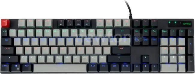 Клавиатура Oklick GMNG 945GK WB (черный/серый)