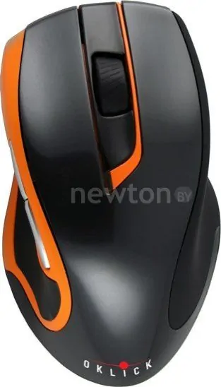 Мышь Oklick 408 MW Wireless Optical Mouse Black/Orange