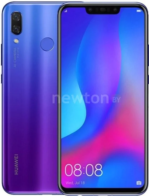 Телефон Huawei Nova 3 PAR-LX1 Dual SIM (фиолетовый)