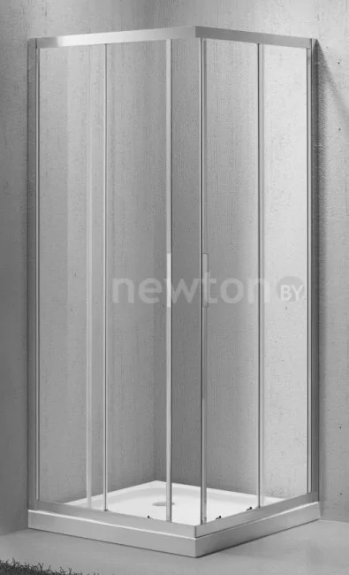 Душевой уголок BelBagno SELA-A-2-80-Ch-Cr 80x80 (стекло шиншилла)