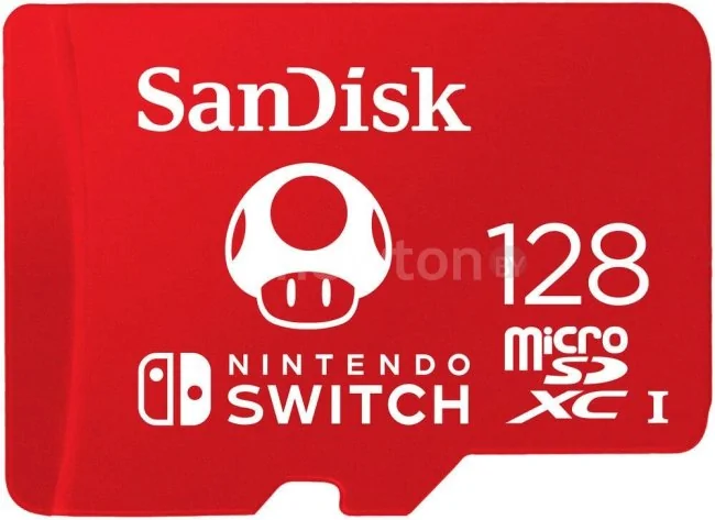 Карта памяти SanDisk For Nintendo Switch microSDXC SDSQXAO-128G-GNCZN 128GB