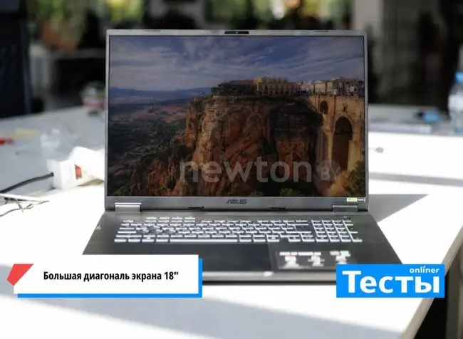Игровой ноутбук ASUS TUF Gaming A18 2025 FA808PP-S8034 + 16 ГБ