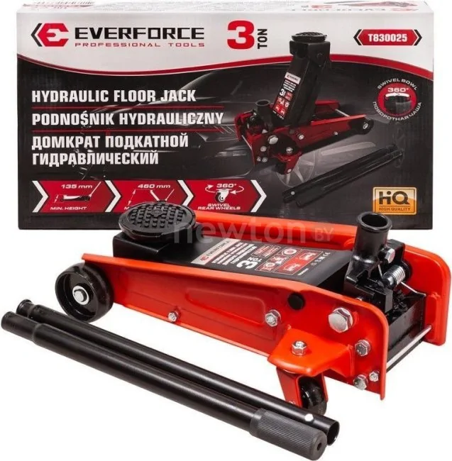 Подкатной домкрат Everforce EF-T830025(61854)