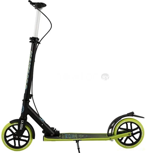 Двухколесный подростковый самокат Maxiscoo LX-205A MSC-LX205A-GR (зеленый)