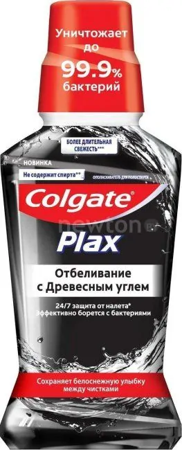 Ополаскиватель для полости рта Colgate Plax Отбеливание с Древесным углем 250 мл
