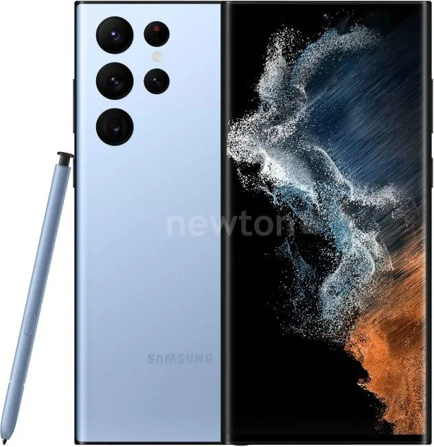 Телефон Samsung Galaxy S22 Ultra 5G SM-S908B/DS 12GB/512GB (голубой)