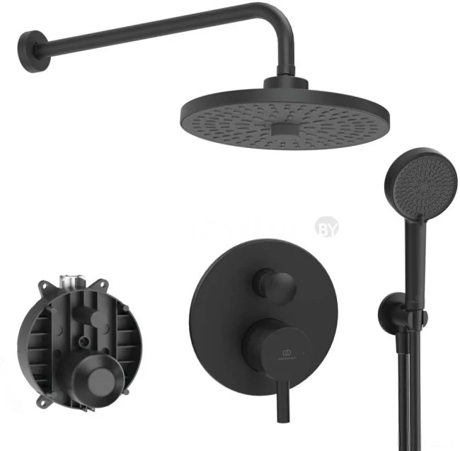 Душевая система Ideal Standard Ceraline Black SetA6939XG-6
