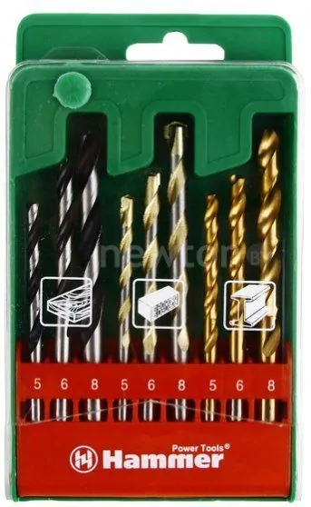 Набор оснастки Hammer 202-909 (9 предмет)