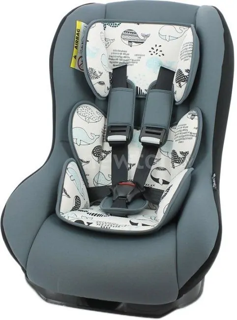 Детское автокресло Lorelli Beta Plus 2019 (grey whales)
