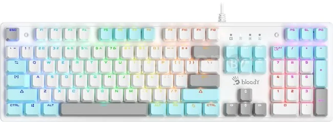 Клавиатура A4Tech Bloody S520N (белый)