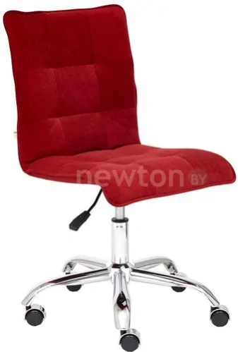 Офисное кресло TetChair Зеро (флок, бордовый)