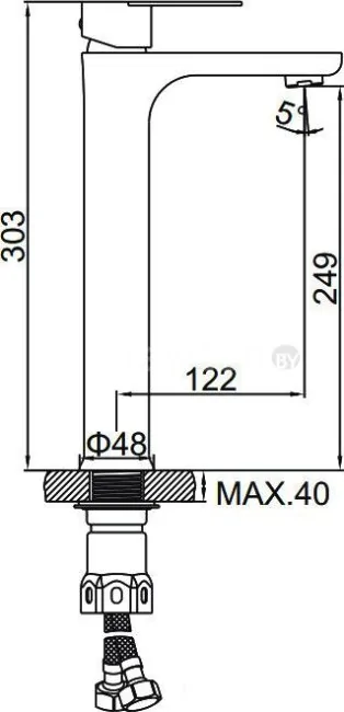 Смеситель Ledeme L71118B