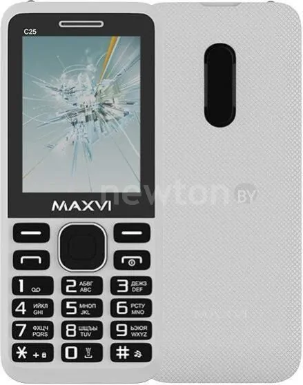 Телефон Maxvi C25 (белый)