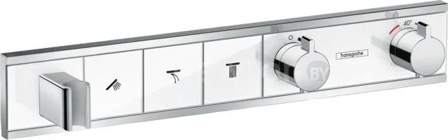 Смеситель Hansgrohe RainSelect 15356400 (белый/хром)