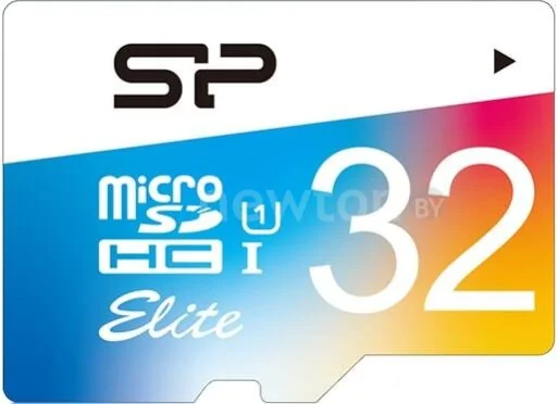 Карта памяти Silicon-Power Elite microSDHC SP032GBSTHBU1V21SP 32GB (с адаптером)