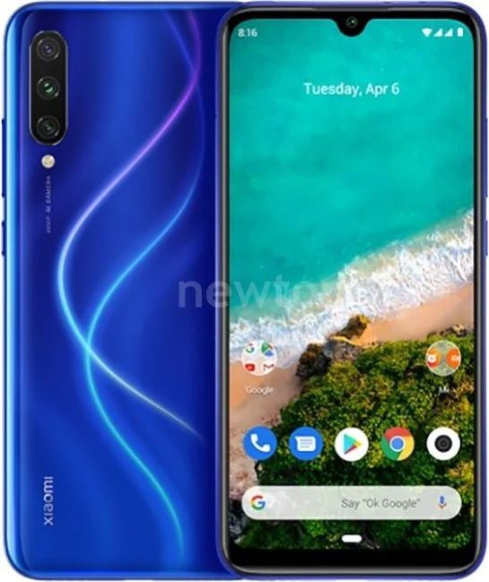 Телефон Xiaomi Mi A3 4GB/128GB (синий)
