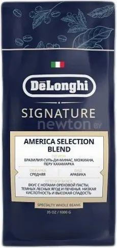 Кофе DeLonghi Signature America Selection Blend зерновой 1 кг
