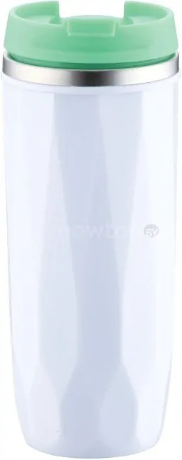 Термокружка Peterhof Vacuum Travel Mug (белый/зеленый) [PH-12424]