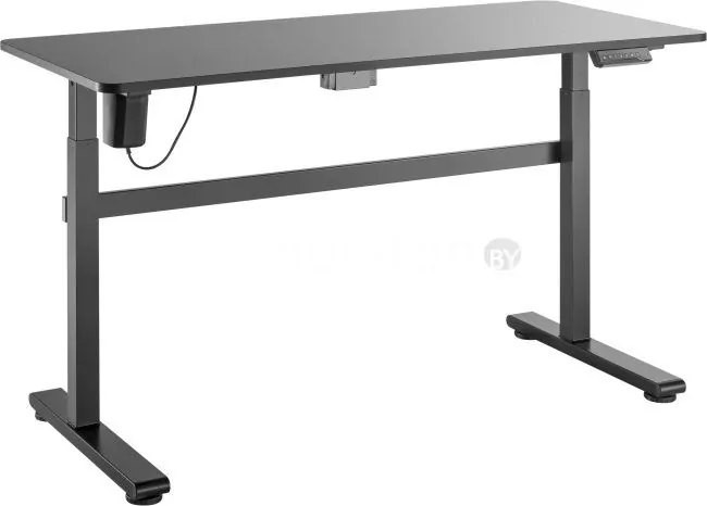 Стол для работы стоя ErgoSmart Electric Full Desk L (черный)