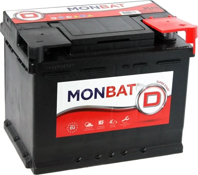 Автомобильный аккумулятор Monbat D 50 (А/ч) L (низкий)