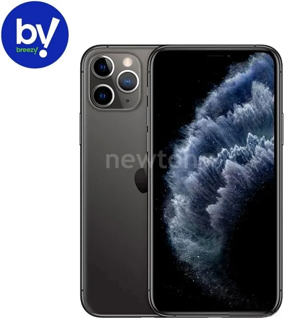 Телефон Apple iPhone 11 Pro Max 64GB Воcстановленный by Breezy, грейд B (серый космос)
