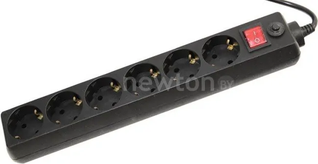 Сетевой фильтр 5bites 6 розеток, 3 м, черный (SP6-B-30)