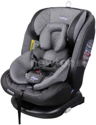 Детское автокресло Indigo Aero Isofix (серый)