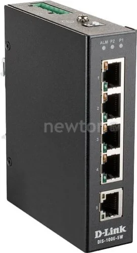 Неуправляемый коммутатор D-Link DIS-100E-5W/A1A