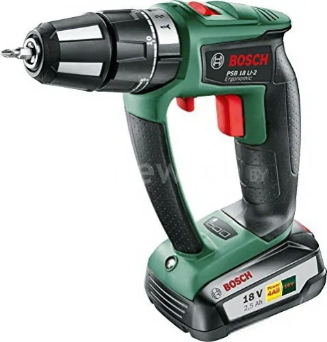 Дрель-шуруповерт Bosch PSB 18 LI-2 Ergonomic (один аккумулятор)