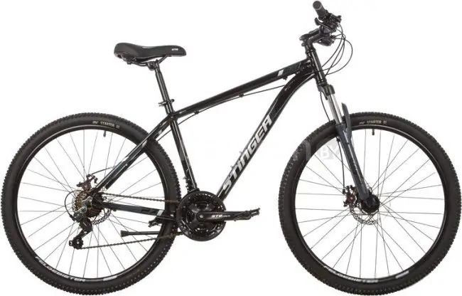 Велосипед Stinger Element STD 27.5 р.16 2022 (черный)