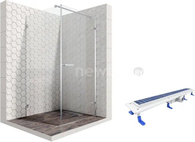 Душевой уголок Ambassador Set 10011101R-ST4