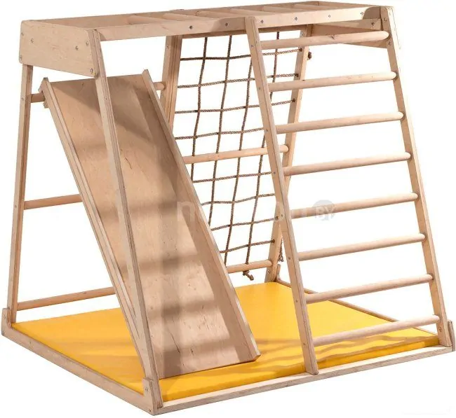 Детский спортивный комплекс Millwood 111.8x109.5x110 c матом (береза)