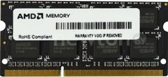 Оперативная память AMD Radeon R3 Value Series 8ГБ DDR3 SODIMM 1333 МГц R338G1339S2S-U