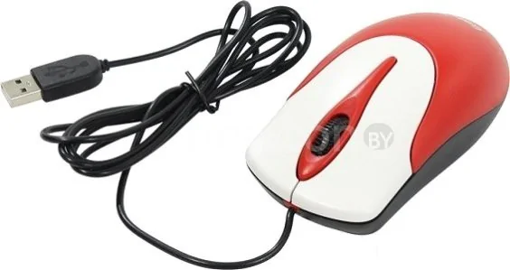 Мышь Genius NetScroll 100 V2 (красный)