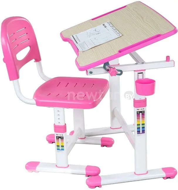 Парта Fun Desk Piccolino II (розовый)