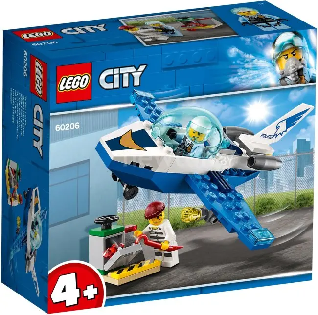 Конструктор LEGO City 60206 Воздушная полиция: патрульный самолет