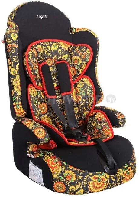 Детское автокресло Siger Art Прайм Isofix (хохлома) [KRES0284]