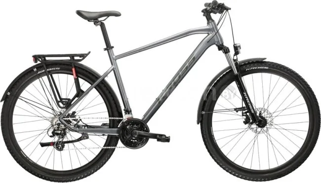 Велосипед Kross Hexagon 2.0 EQ 29 M/18" 2024 (разобранный, серый/графит)