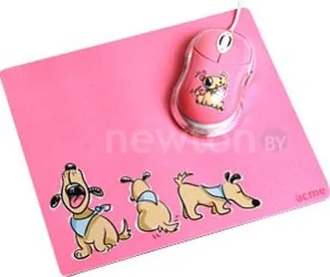 Мышь + коврик ACME Mini Mouse + Mouse pad (dogs) MN-06